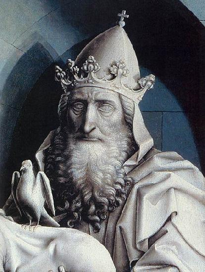 Robert Campin The Holy Trinity oil painting image